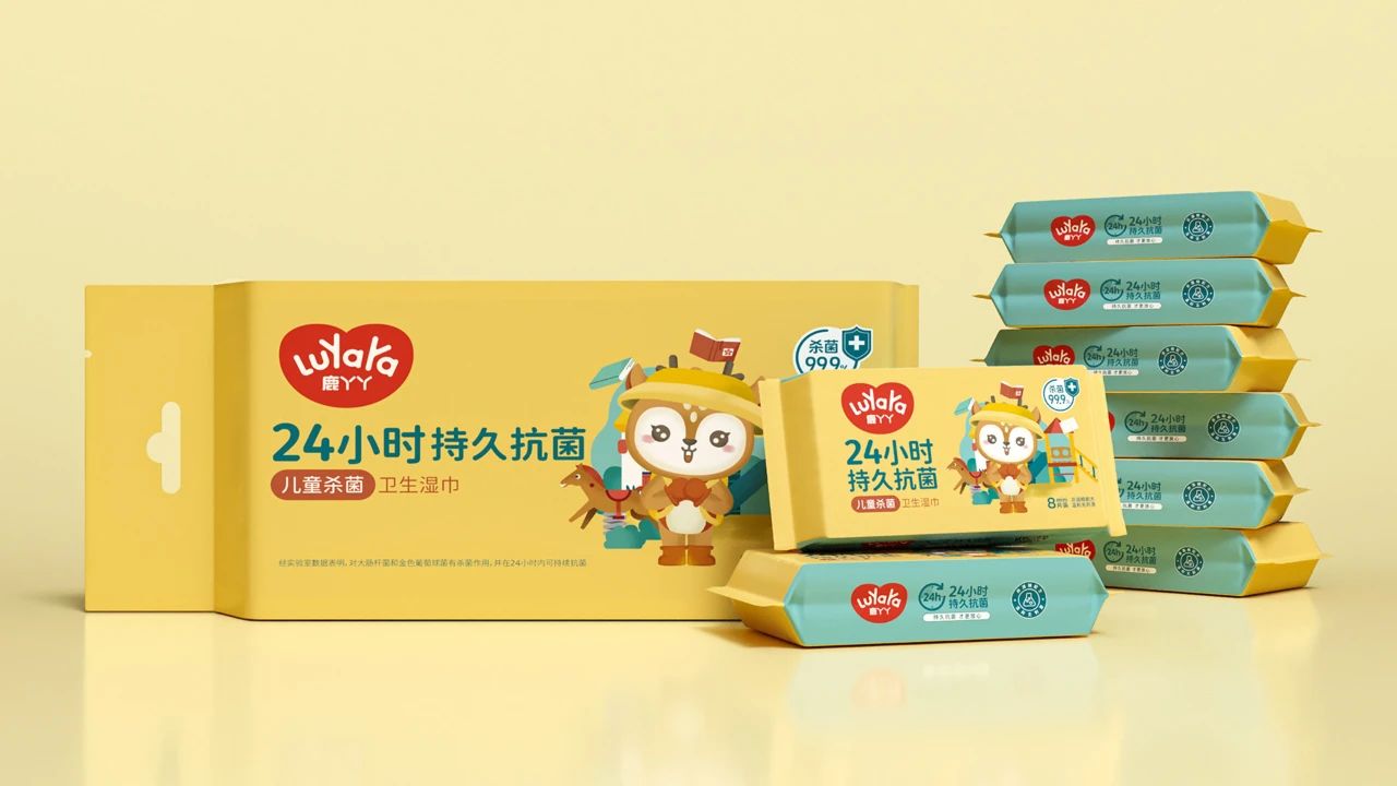 鹿丫丫湿巾品牌战略 - 蓝章定位策划