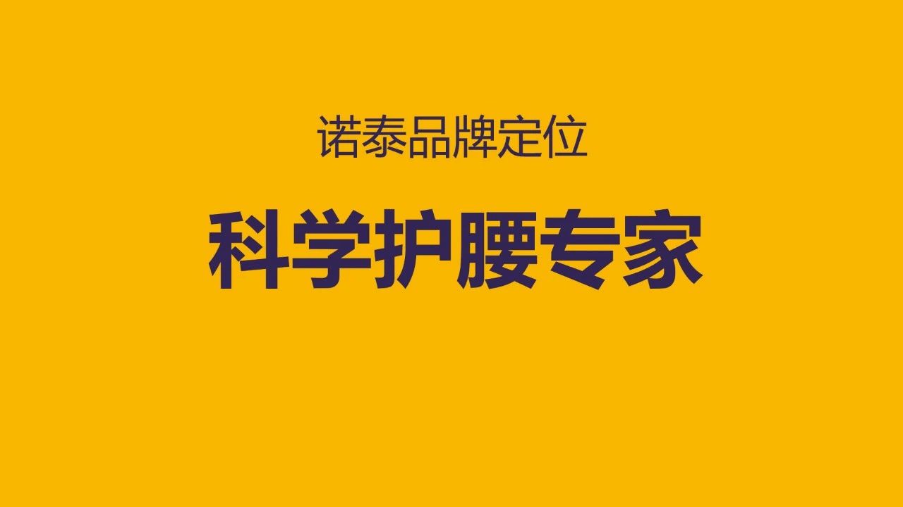 诺泰护腰带品牌战略定位策划 蓝章品牌战略定位咨询